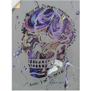 Artland Artprint Doodskop 3 als artprint van aluminium, artprint op linnen, muursticker of poster in verschillende maten