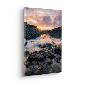 Komar Artprint op linnen Keilrahmenbild - Golden Eye - Größe 30 x 40 cm Duits kwaliteitsvliesmateriaal (155 g/m²) (set, 1 stuk)