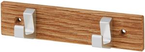 Hermeta HANDDOEKREK 2-HAAK EIK 0652-36