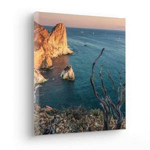 Komar Artprint op linnen Keilrahmenbild - Steep Cove - Größe 30 x 30 cm Duits kwaliteitsvliesmateriaal (155 g/m²) (set, 1 stuk)