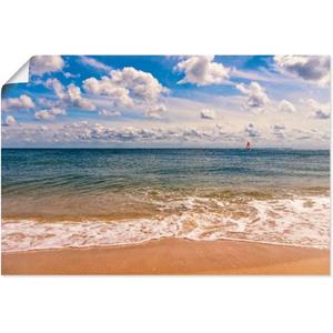 Artland Artprint Strandimpressies Hörnum Sylt als artprint van aluminium, artprint op linnen, muursticker of poster in verschillende maten
