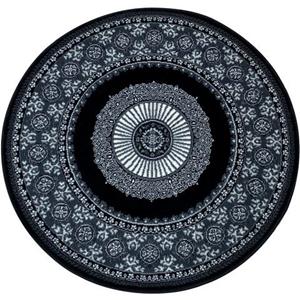 Teppich Shari, Home affaire, rund, Höhe: 7 mm, Orient-Dekor, mit Bordüre, Kurzflor, weich, pflegeleicht, elegant