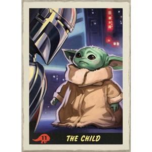 Komar Artprint Mandalorian The Child Trading Card 30 x 40 cm (breedte x hoogte) - 1 deel (1 stuk)