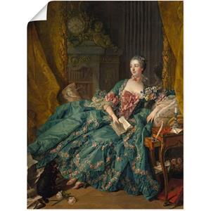 Artland Artprint Afbeelding van Marquise de Pompadour. 1756 als artprint op linnen, muursticker of poster in verschillende maten
