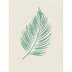 Komar Artprint Winter Tropics Black Panther Palm Leaf (1 stuk)