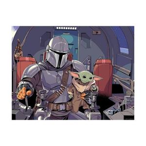 Komar Artprint Mandalorian The Child Cockpit 70 x 50 cm (breedte x hoogte) - 1 deel (1 stuk)