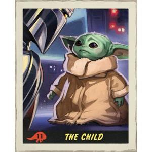 Komar Artprint Mandalorian The Child Trading Card 30 x 40 cm (breedte x hoogte) - 1 deel (1 stuk)