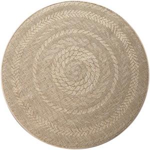Teppich Malmedy 490, Paco Home, rund, Höhe: 4 mm, Flachgewebe, melierte Sisal-Optik, In- und Outdoor geeignet