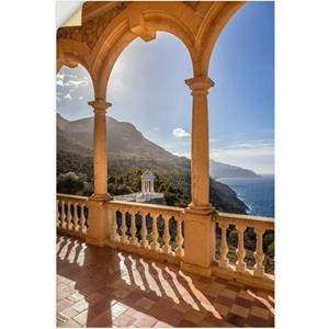 Artland Artprint Buitenplaats zon Marroig kust, Mallorca als artprint van aluminium, artprint op linnen, muursticker of poster in verschillende maten