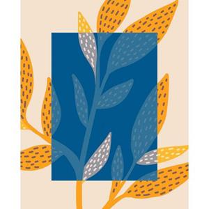 Komar Artprint Illustration Colorful Foliage (1 stuk)