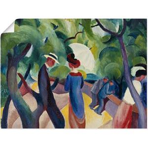 Artland Artprint Promenade. 1913 als artprint op linnen, muursticker of poster in verschillende maten