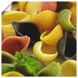 Artland Artprint Veelkleurige pasta als artprint van aluminium, artprint op linnen, muursticker of poster in verschillende maten