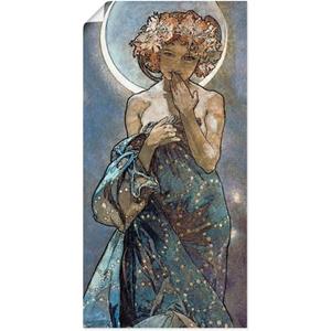 Artland Artprint Sterren de maan 1902 als artprint van aluminium, artprint op linnen, muursticker of poster in verschillende maten