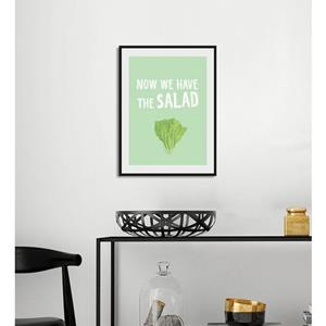Queence Wanddecoratie NOW WE HAVE THE SALAD (1 stuk)