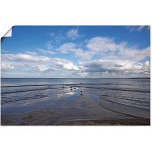 Artland Poster Herfstdag aan de Oostzee als artprint van aluminium, artprint op linnen, muursticker of poster in verschillende maten