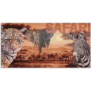 Artland Artprint Safari als artprint van aluminium, artprint op linnen, muursticker of poster in verschillende maten