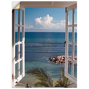 Artland Artprint Uitzicht op het paradijs als artprint van aluminium, artprint op linnen, muursticker of poster in verschillende maten