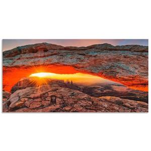 Artland Artprint Iconic Mesa Arch als artprint van aluminium, artprint op linnen, muursticker of poster in verschillende maten
