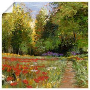 Artland Poster Bloemenveld als artprint op linnen, muursticker of poster in verschillende maten