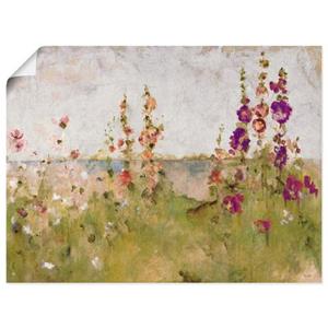 Artland Artprint Stokrozen aan de zee als artprint op linnen, muursticker of poster in verschillende maten