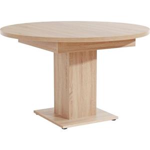Mäusbacher Esstisch Esszimmertisch Küchentisch Speisezimmer Tisch ZIP rund 120 cm ausziehbar auf 160 cm Eiche Sägerau