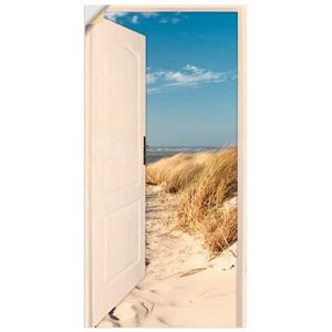 Artland Artprint Noordzeestrand op Langeoog als artprint van aluminium, artprint op linnen, muursticker of poster in verschillende maten