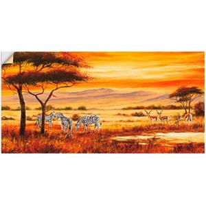 Artland Artprint Afrikaans landschap I als artprint van aluminium, artprint op linnen, muursticker of poster in verschillende maten
