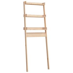 vidaxl Toiletrek 63,5x32x179 cm massief grenenhout