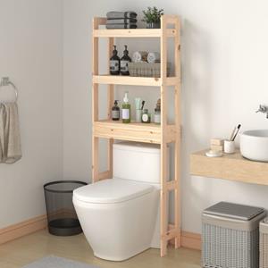 vidaxl Toiletrek 63x26x171 cm massief grenenhout
