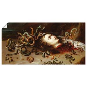 Artland Artprint Het hoofd van Medusa als artprint op linnen, muursticker of poster in verschillende maten
