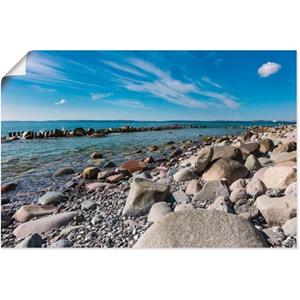Artland Artprint Oostzeekust op het eiland Rügen als artprint van aluminium, artprint op linnen, muursticker of poster in verschillende maten