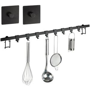 WENKO Hakenleiste "Turbo-Loc Gala", mit 8 Haken, Länge 60 cm