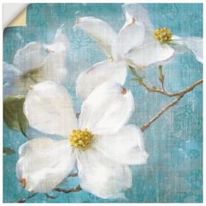 Artland Artprint Vintage bloem I als artprint op linnen, muursticker of poster in verschillende maten