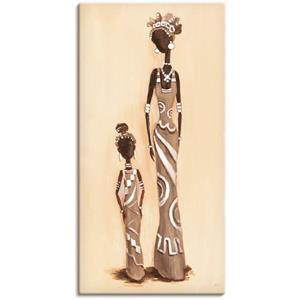 Artland Artprint Afrikaanse - met kind als artprint van aluminium, artprint op linnen, muursticker of poster in verschillende maten