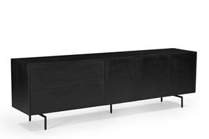 Giga Meubel Tv-dressoir Cas Zwart 200cm - 