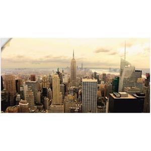 Artland Artprint Skyline Manhattan - New York als artprint van aluminium, artprint op linnen, muursticker of poster in verschillende maten