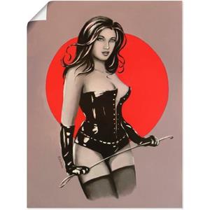 Artland Artprint Mistress meesteres van de lust - schilderkunst als artprint van aluminium, artprint op linnen, muursticker of poster in verschillende maten