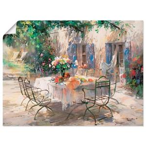 Artland Artprint Schaduw tuin als artprint op linnen, muursticker of poster in verschillende maten