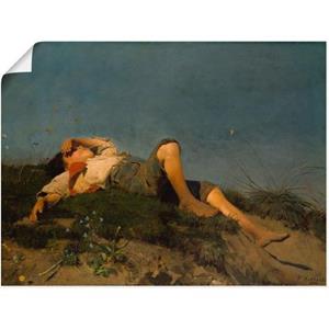 Artland Artprint Herdersjongen. 1860 als artprint op linnen, muursticker of poster in verschillende maten