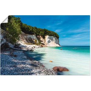 Artland Artprint Krijtrotsen op het eiland Rügen III als artprint van aluminium, artprint op linnen, muursticker of poster in verschillende maten