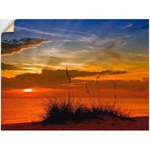Artland Artprint Heerlijke zonsondergang als artprint op linnen, muursticker of poster in verschillende maten