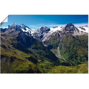 Artland Artprint Bergen rondom de Großglockner als artprint op linnen, muursticker of poster in verschillende maten