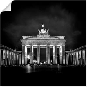 Artland Artprint Berlijn Brandenburger Tor I als artprint van aluminium, artprint op linnen, muursticker of poster in verschillende maten