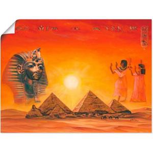 Artland Artprint Egyptische impressies als artprint van aluminium, artprint op linnen, muursticker of poster in verschillende maten
