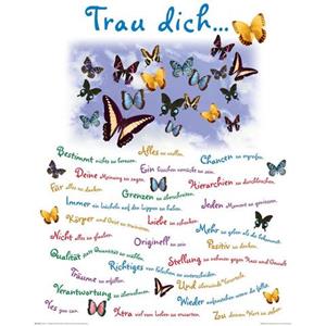 Home affaire Wanddecoratie Trau dich… 40/50 cm