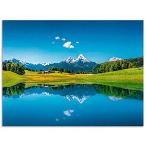 Artland Artprint Landschap in de Alpen als artprint van aluminium, artprint op linnen, muursticker of poster in verschillende maten