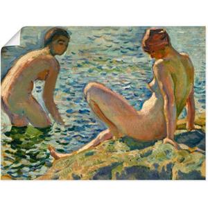 Artland Artprint Les Baigneuses. De zwemmers als artprint van aluminium, artprint op linnen, muursticker of poster in verschillende maten