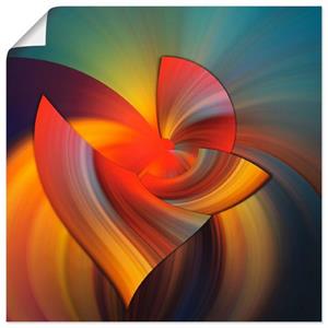 Artland Artprint Abstract in multicolour als artprint van aluminium, artprint op linnen, muursticker of poster in verschillende maten