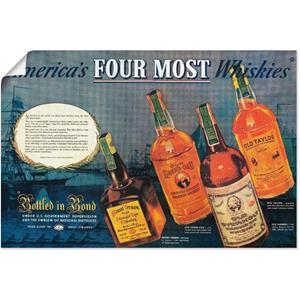 Artland Artprint Amerikaanse whiskey, 1938 als artprint van aluminium, artprint op linnen, muursticker of poster in verschillende maten