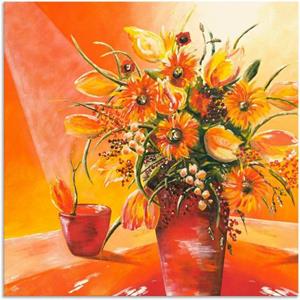 Artland Artprint Bos bloemen in vaas I als artprint van aluminium, artprint op linnen, muursticker of poster in verschillende maten